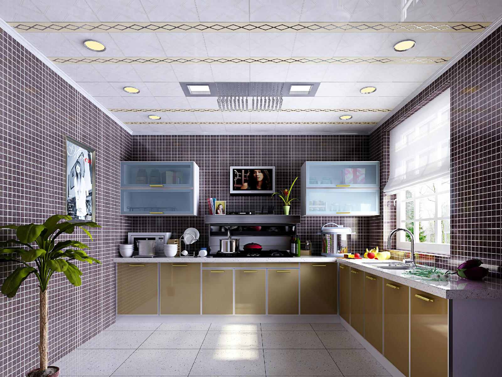 廚衛(wèi)吊頂怎么選?鋁扣板還是石膏板好?