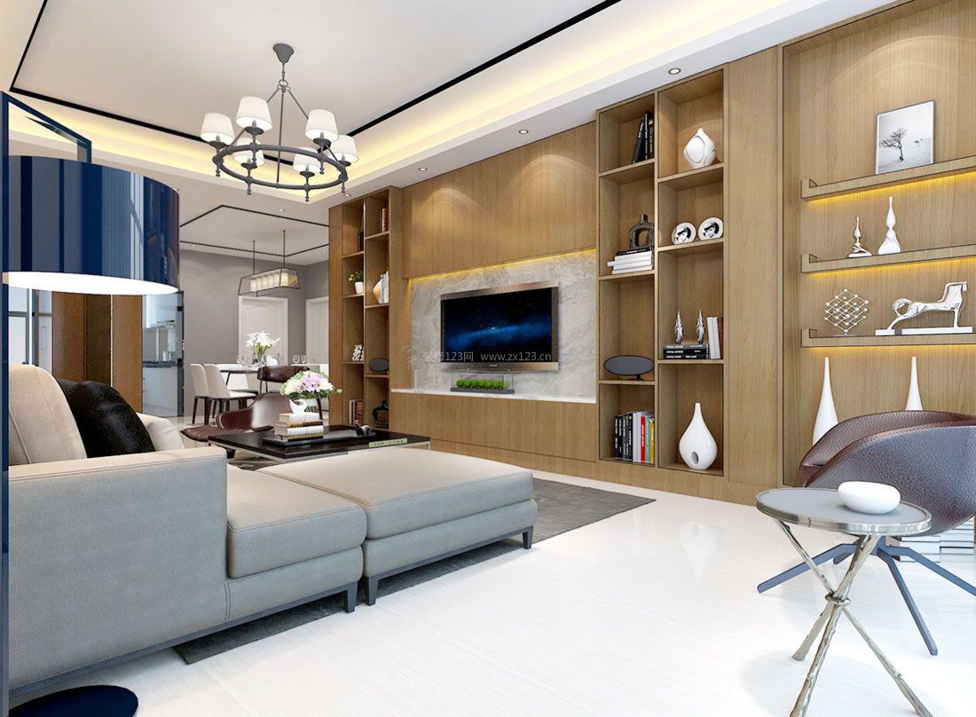 家裝電視背景墻，流行使用這幾種材料!